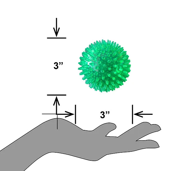 Gorilla Spiky Ball - Medium - 2.8" (Assorted Colours)