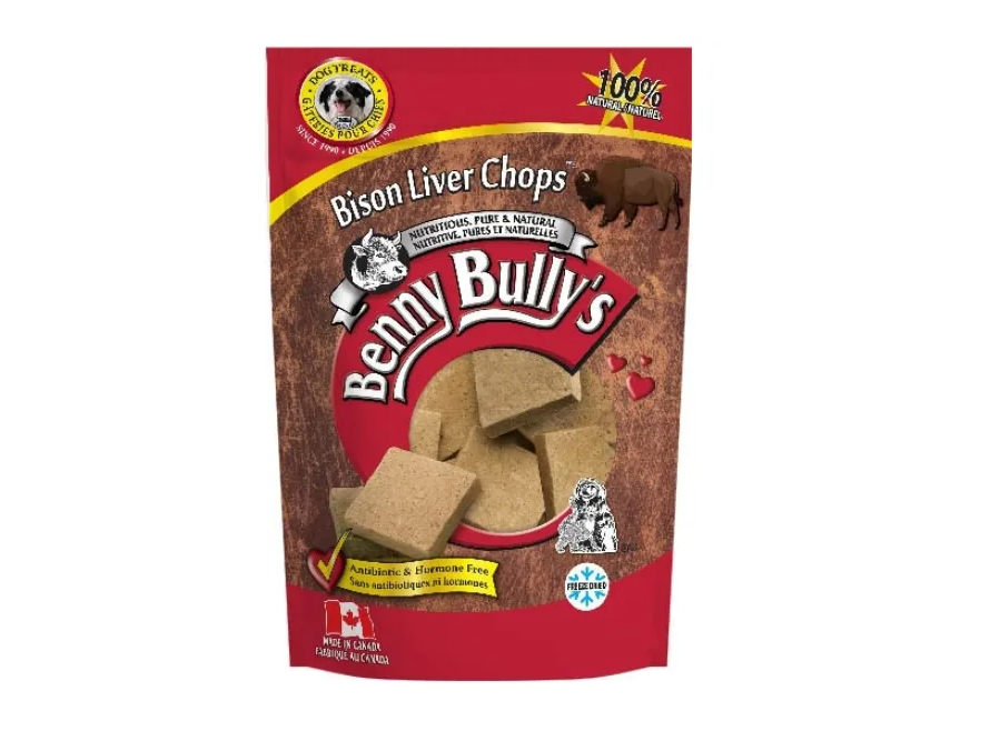 Benny Bullys Bison Liver Chops 60g