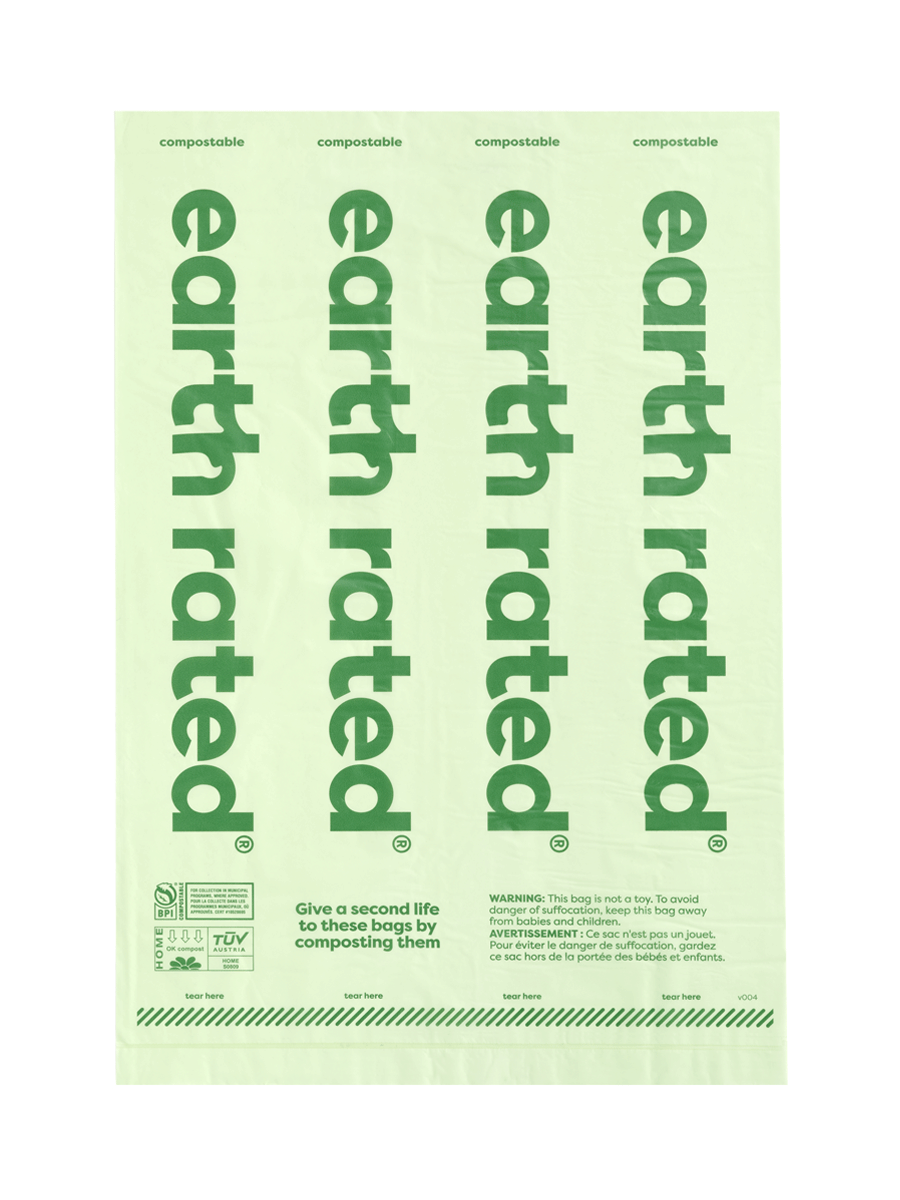 Earth Rated Certified Compostable Refill Rolls - 120 bags