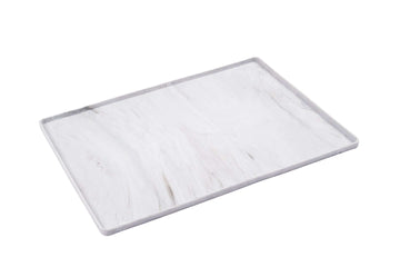 Silicone Bowl Mat with Raised Edge - Marble