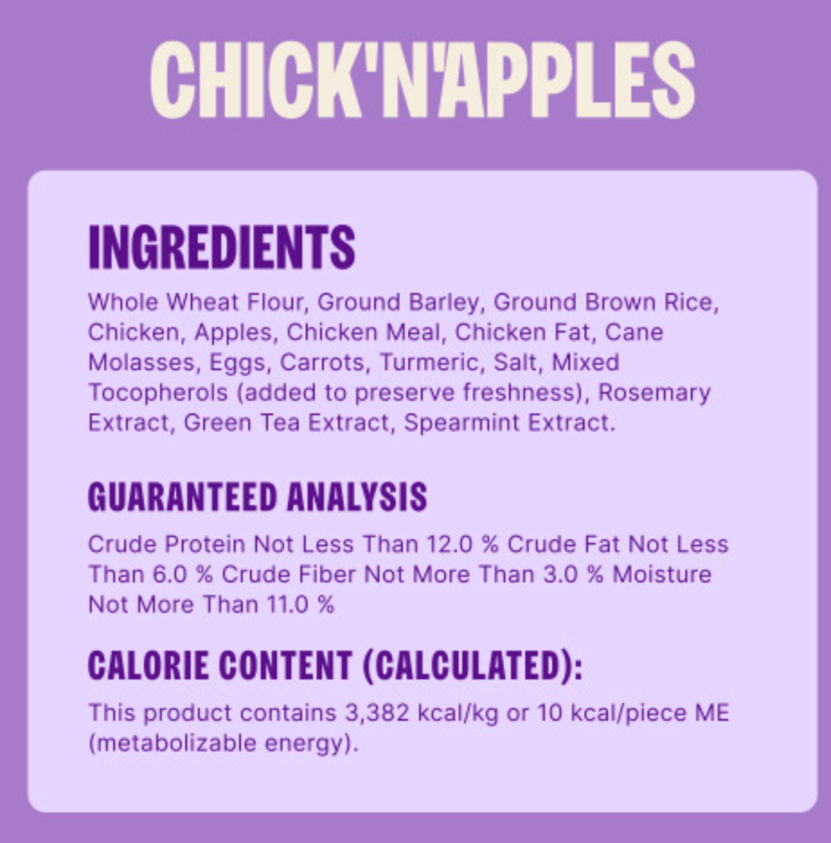 Old Mother Hubbard - Chick’N'Apples - Mini Biscuits