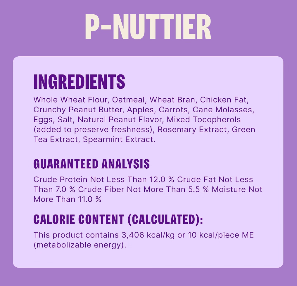 Old Mother Hubbard - P-Nuttier - Mini Biscuits