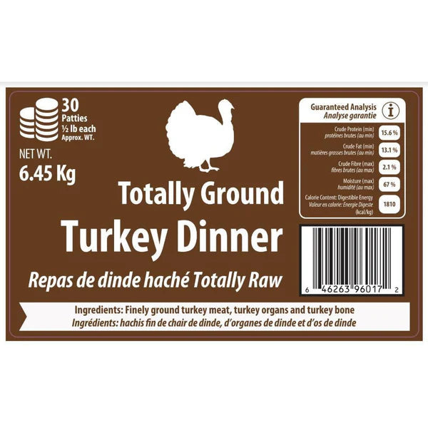 Totally Raw - Ground Turkey Dinner