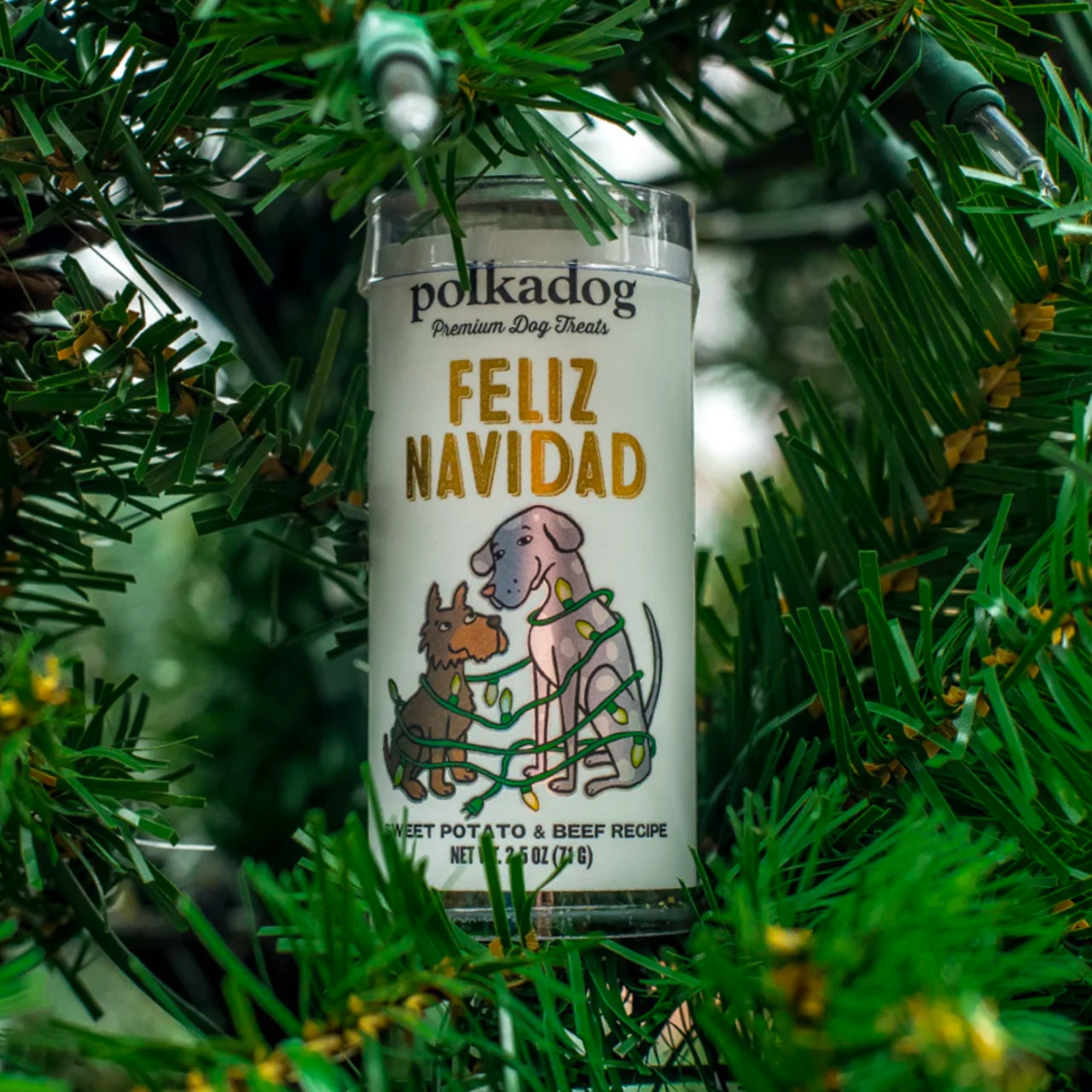 Holiday Tube - Feliz Navidad - Sweet Potato & Beef