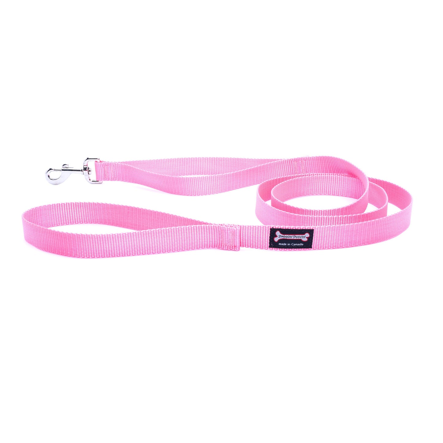 Standard Nylon Dog Leash - Baby Pink