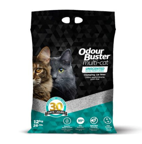 Odour Buster™ Multi-Cat Cat Litter - 12 Kg