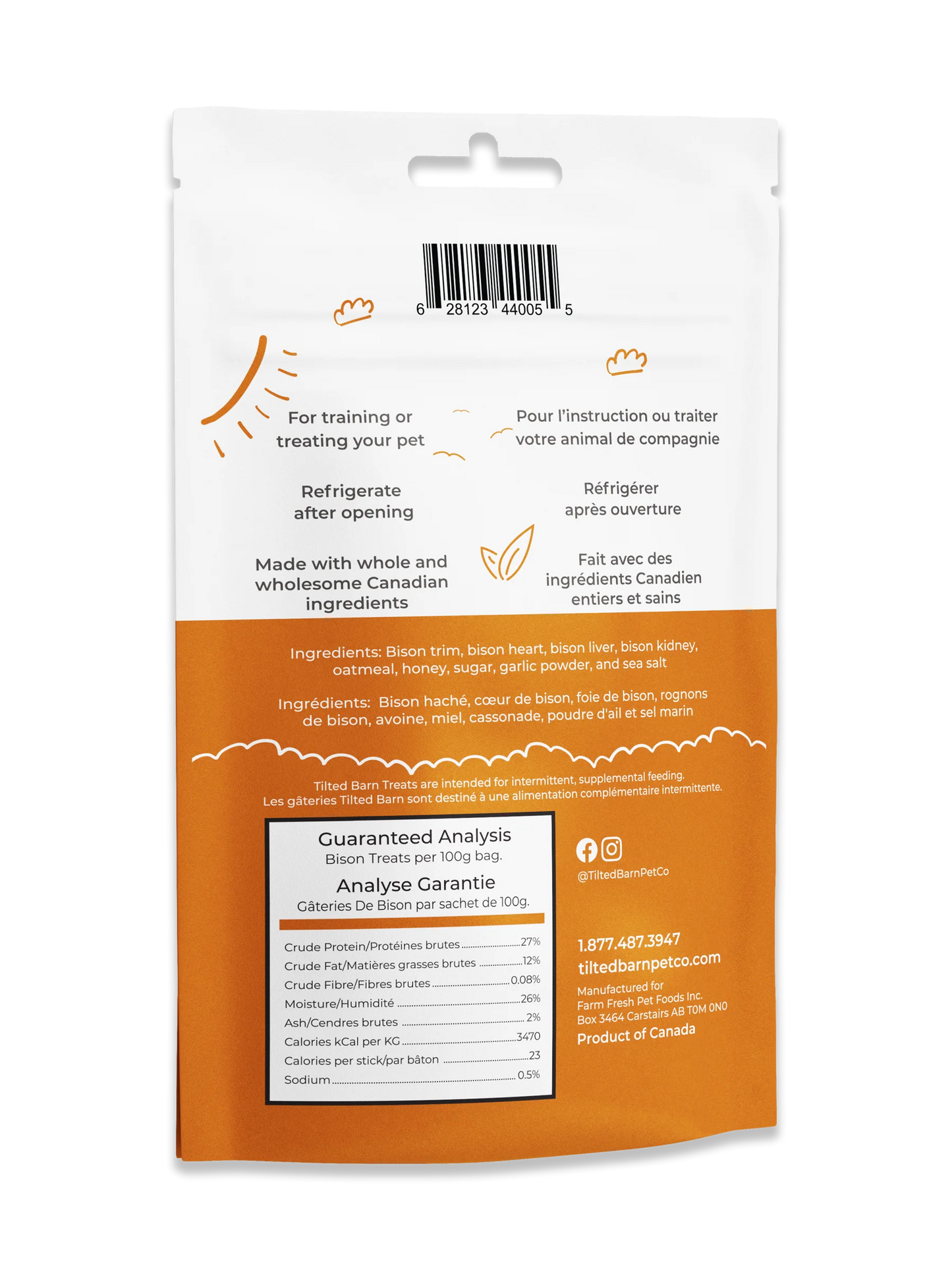 Tilted Barn - Canadian Bison Treats