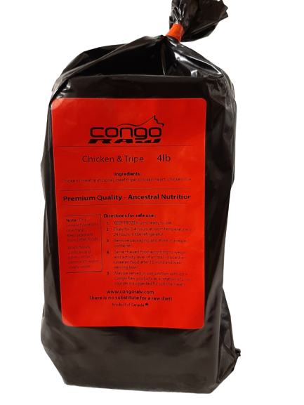 Congo Raw Chicken & Beef Tripe