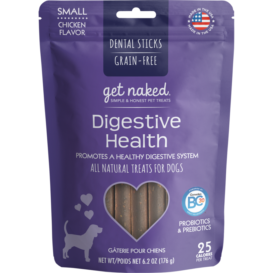 Get Naked Digestive Health Dental Chew Sticks