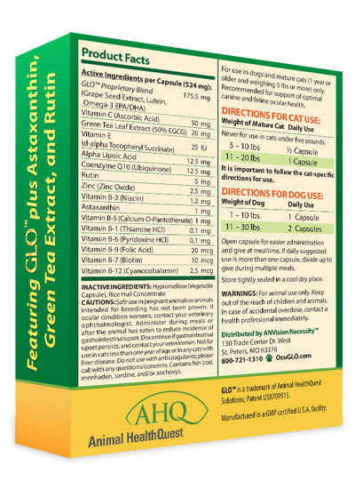 Ocu-GLO™ Powder Blend for Dogs and Cats (30ct)