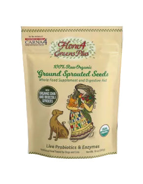 Carna4 - Flora4 Sprouted Seeds Topper - Greens Plus with Broccoli & Chia