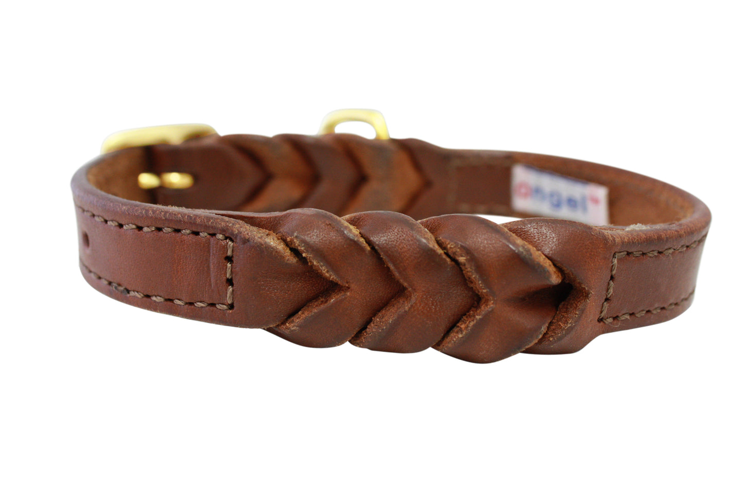 Angel Braided Leather Collar