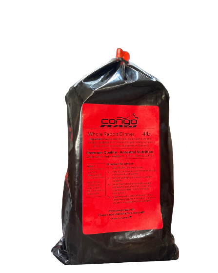 Congo Raw Rabbit Dinner