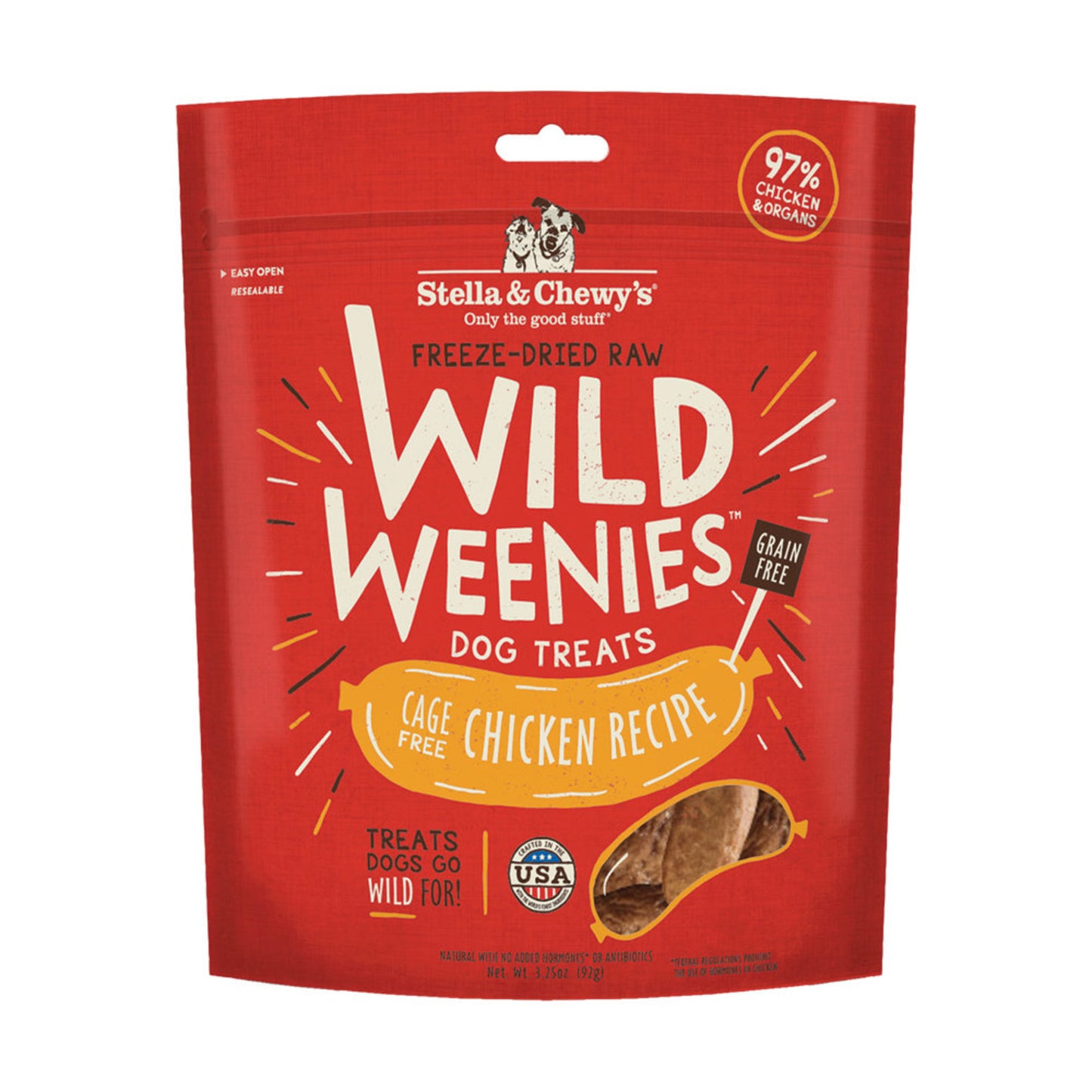 Stella & Chewy's Wild Weenies Cage-Free Chicken 3.25 oz