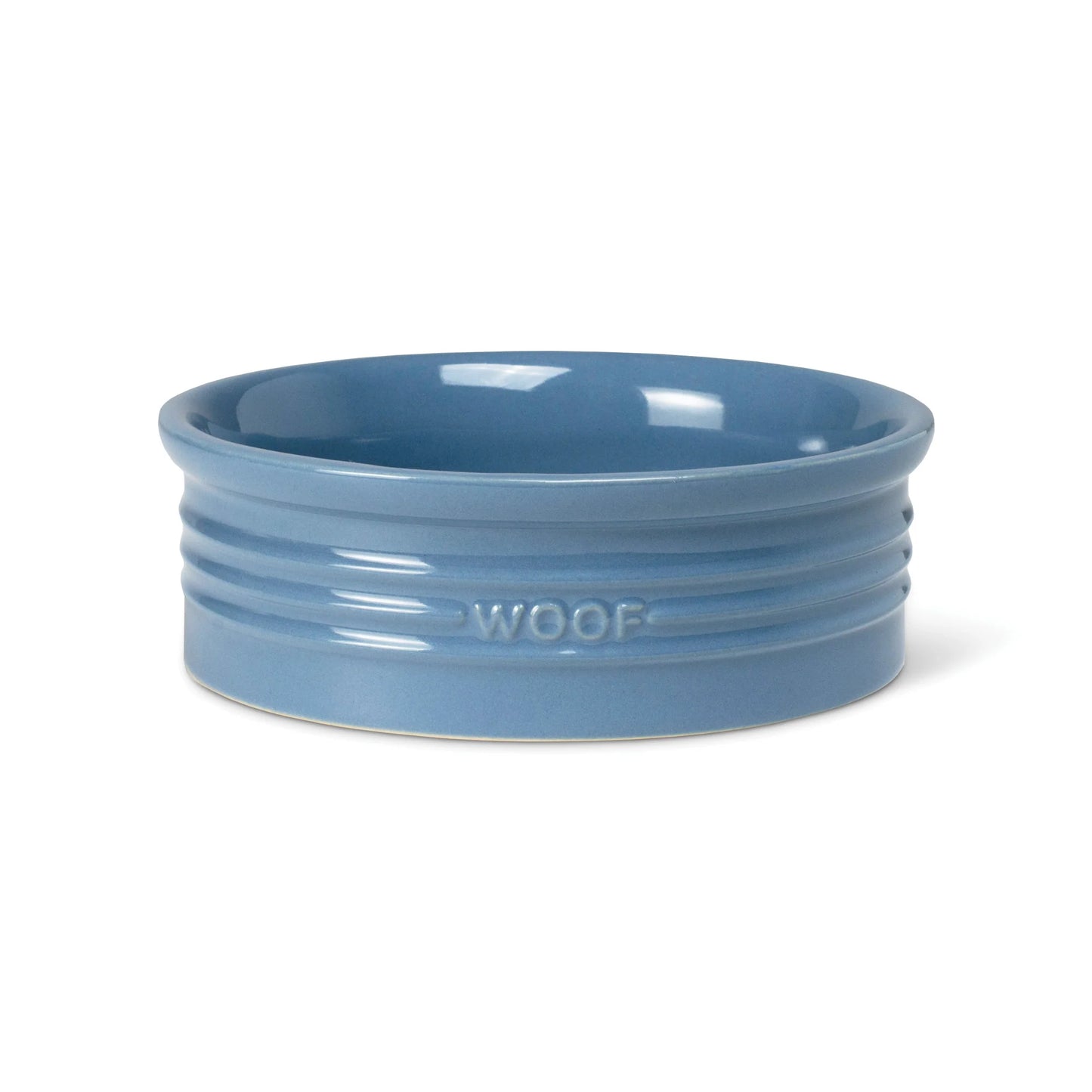 Woof French Blue Sculpted Bowl - Small