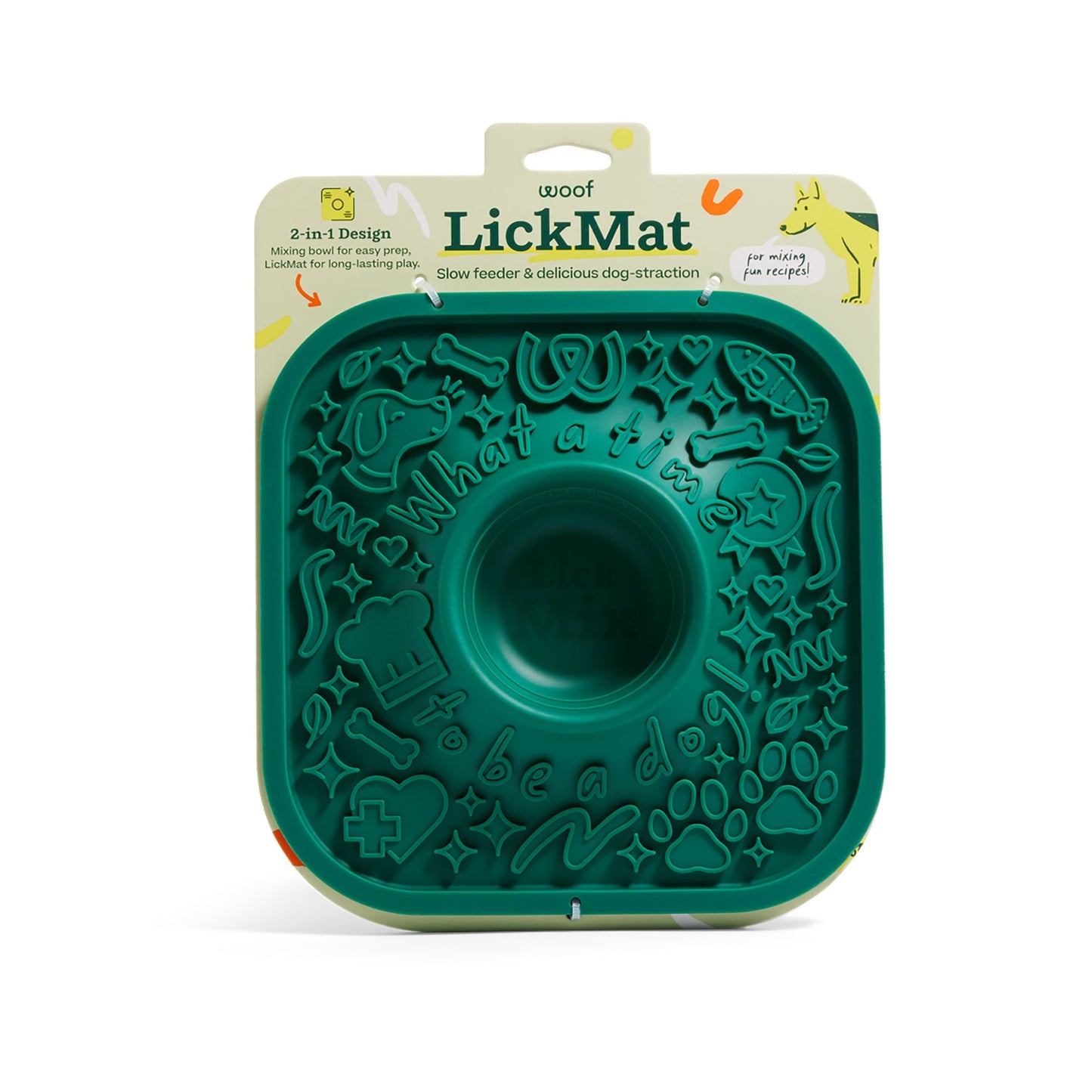 Woof - Lick Mat - Green