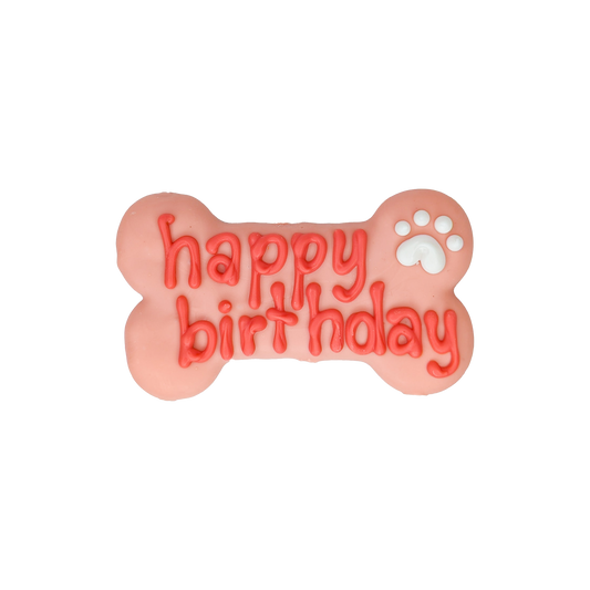 Happy Birthday Bone - Pink