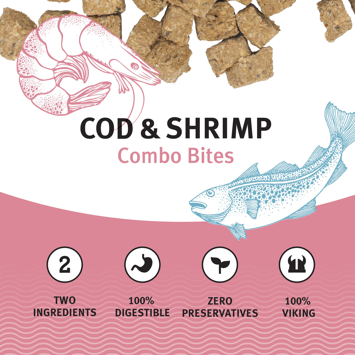 Icelandic+ Cod & Shrimp Combo Bites 3 oz