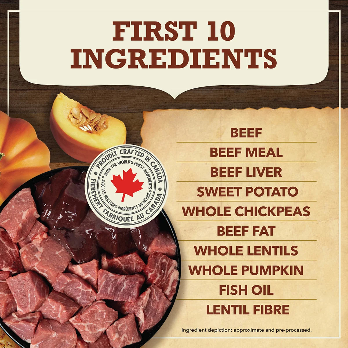 Acana - Beef with Pumpkin