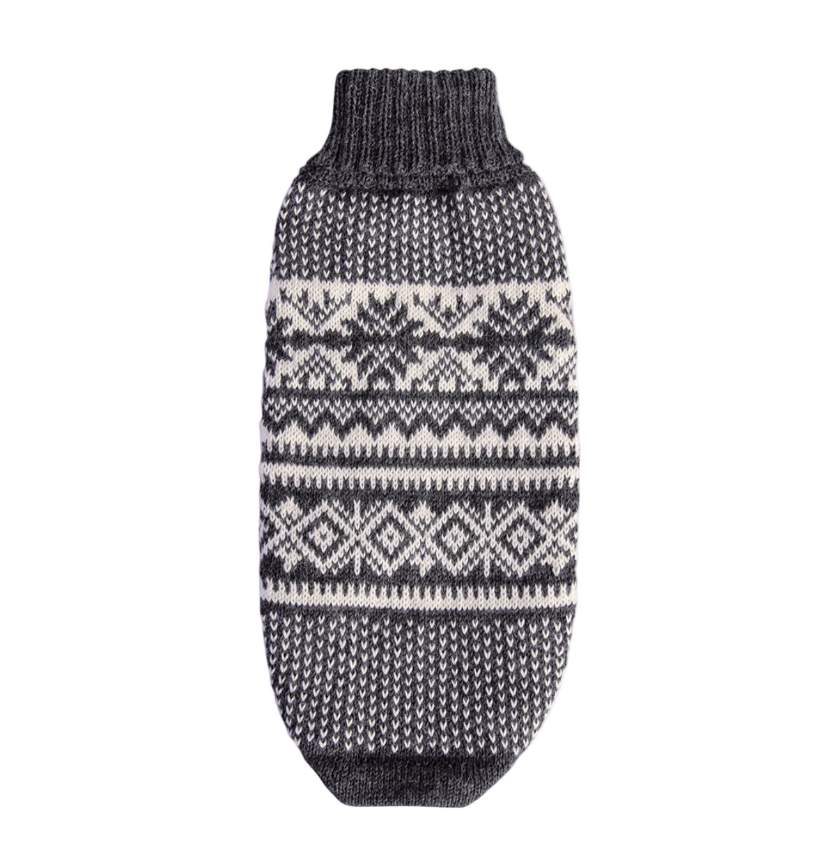 Alqo Wasi - Mountain Grey Alpaca Dog Sweater
