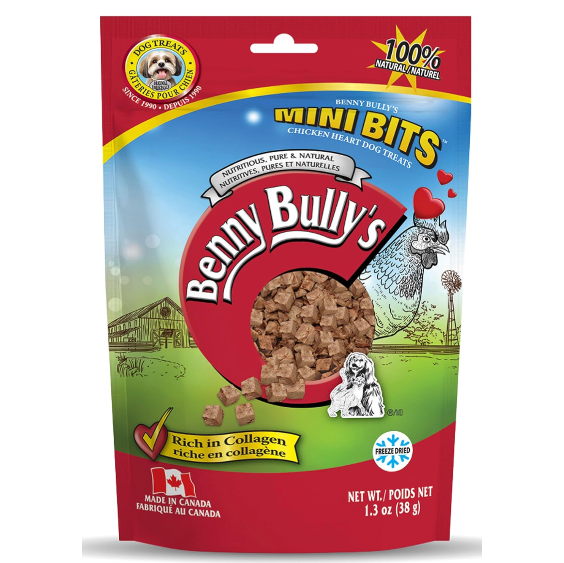 Benny Bullys - Chicken Heart Mini Bits