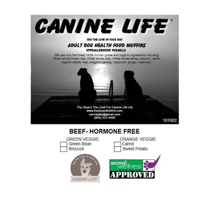 Canine Life - Beef & Vegetable Muffins
