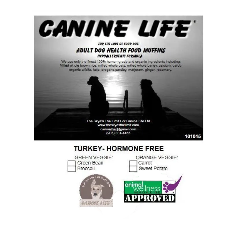 Canine Life - Turkey & Vegetable Muffins