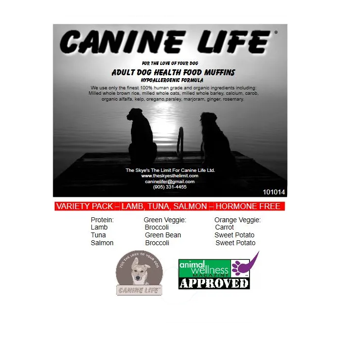 Canine Life - Variety Pack: Lamb, Tuna, & Salmon