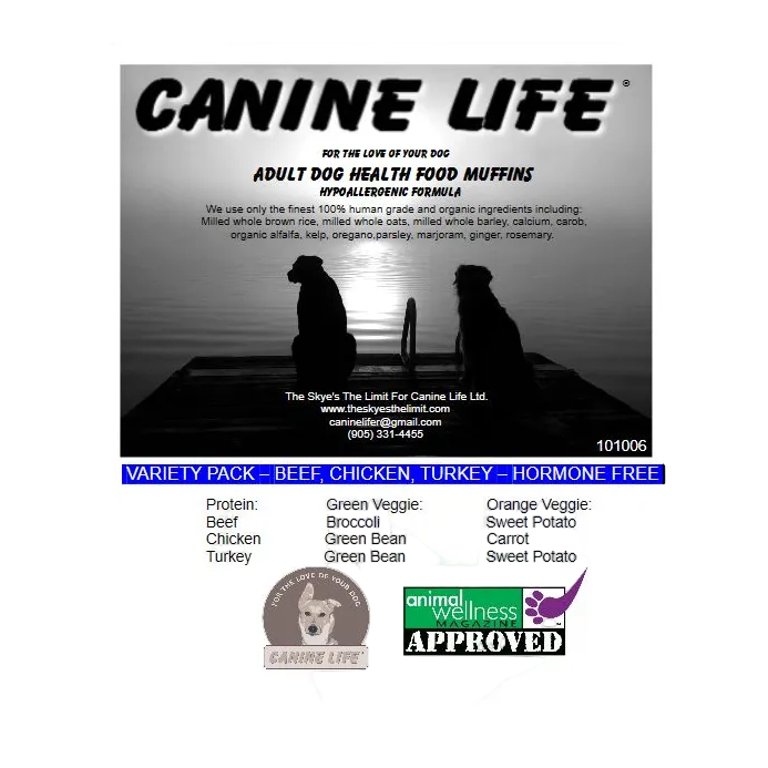 Canine Life - Variety Pack: Beef, Chicken, & Turkey