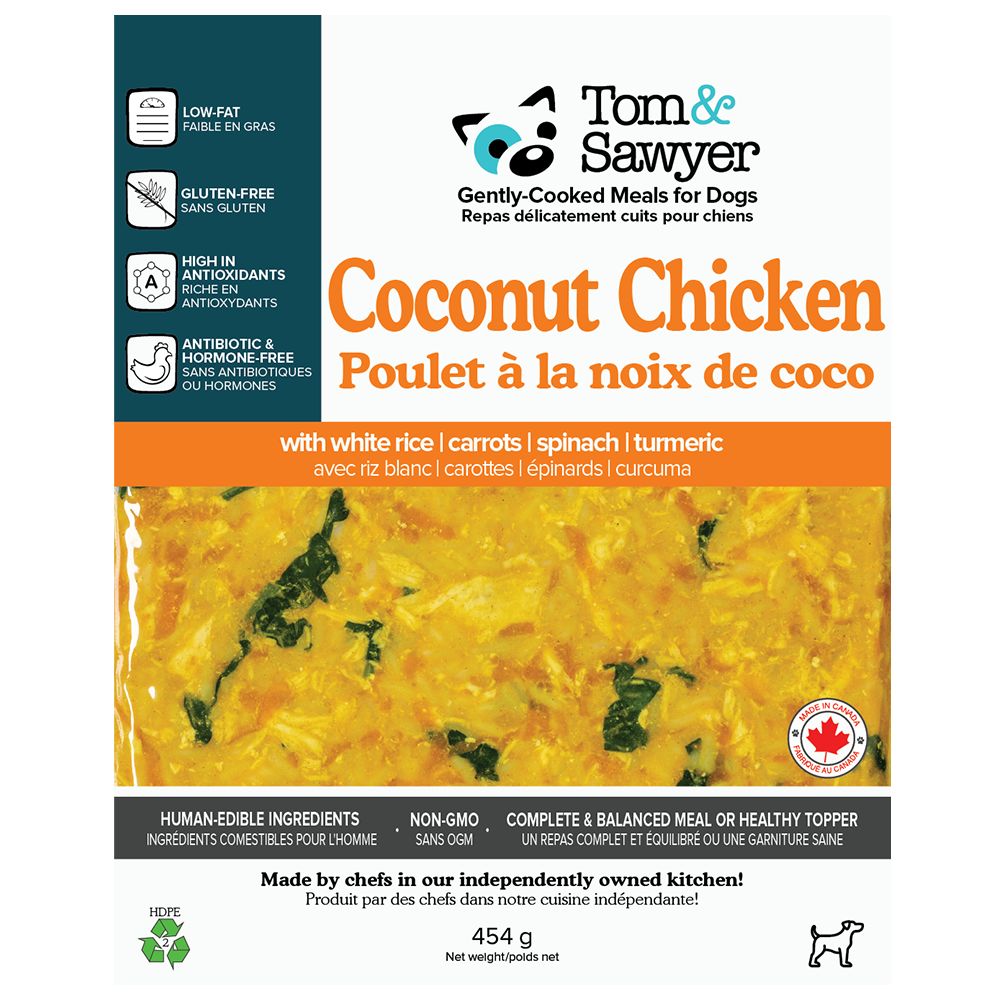 Coconut Chicken Dog Meal