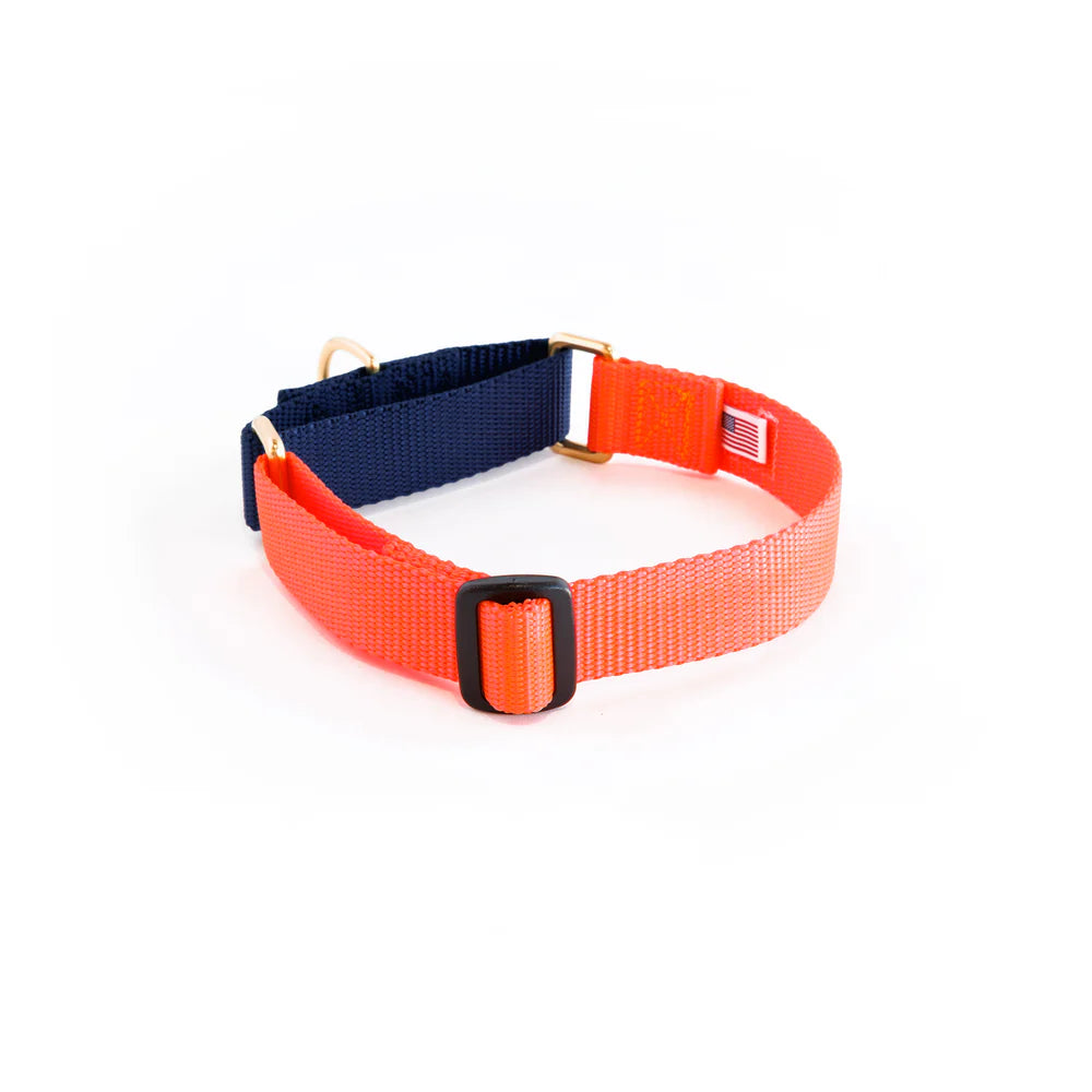 Martingale Collar - Lava + Navy