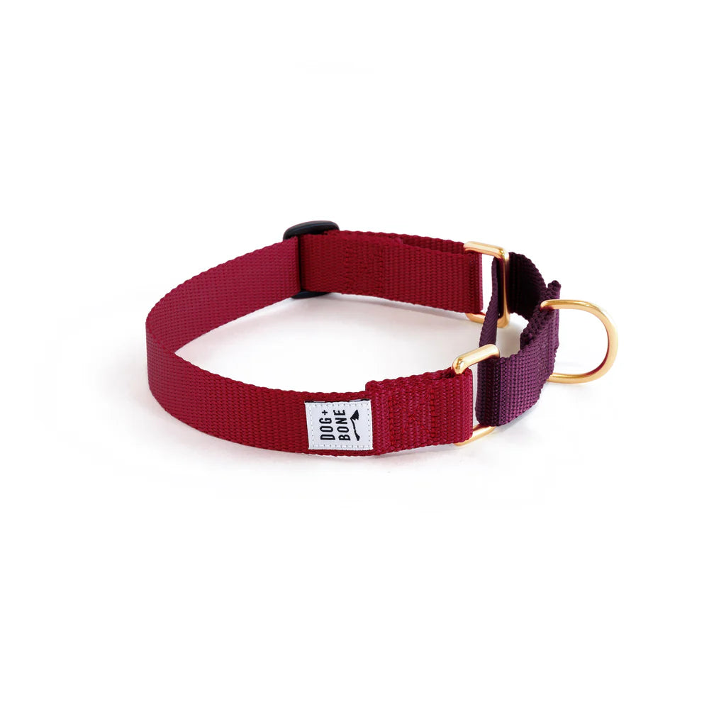 Martingale Collar - Merlot + Purple