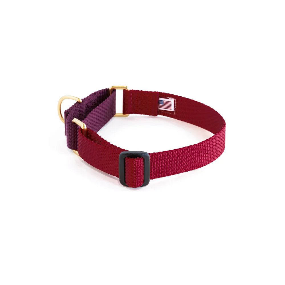 Martingale Collar - Merlot + Purple