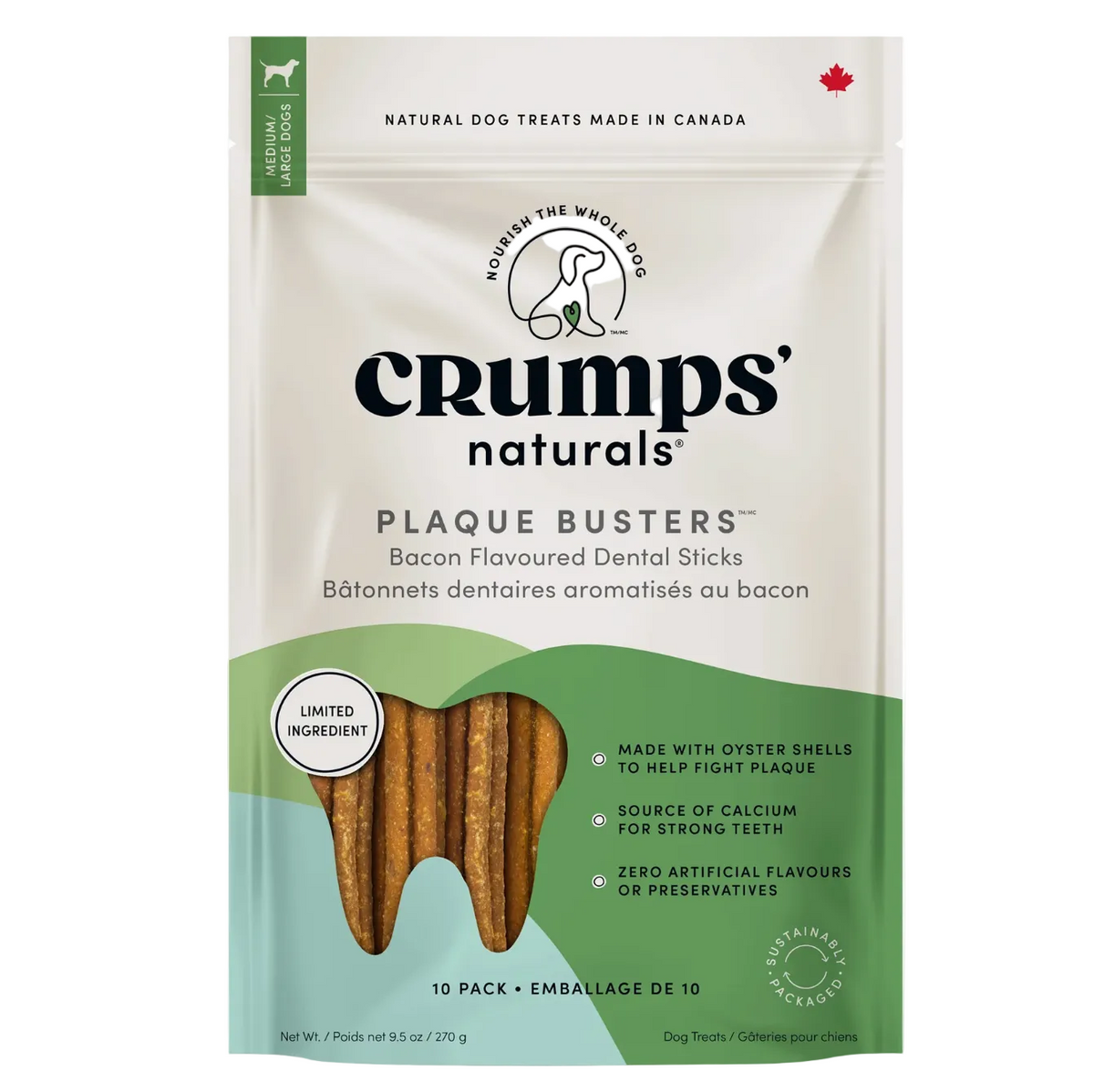 Crumps - Plaque Busters - Bacon Flavour