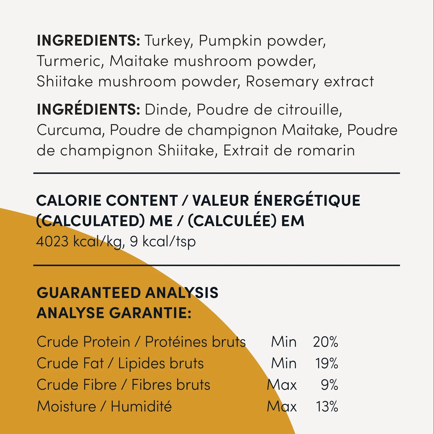 Turkey + Superfood Gold Sprinkles