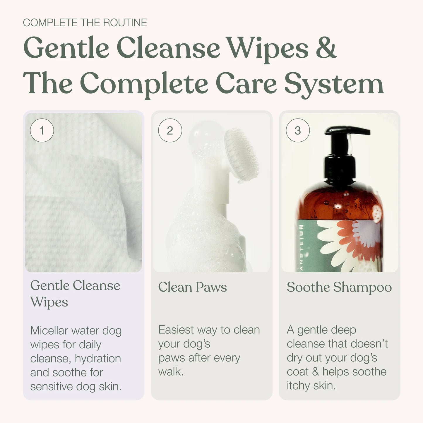 Dandylion - Gentle Cleanse Dog Wipes - 30 Wipes