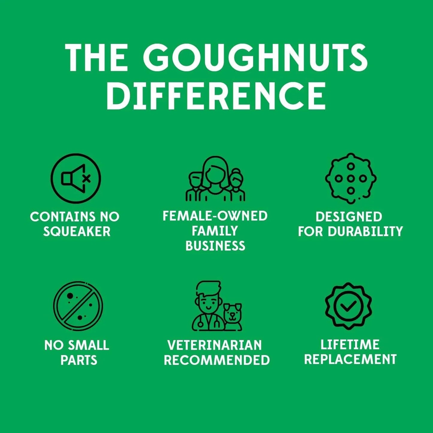 Goughnuts - Orange Ring Toy - Medium