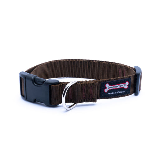 Nylon Clip Collar - Brown