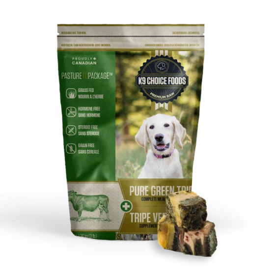 K9 Choice - Frozen Raw Pure Green Tripe