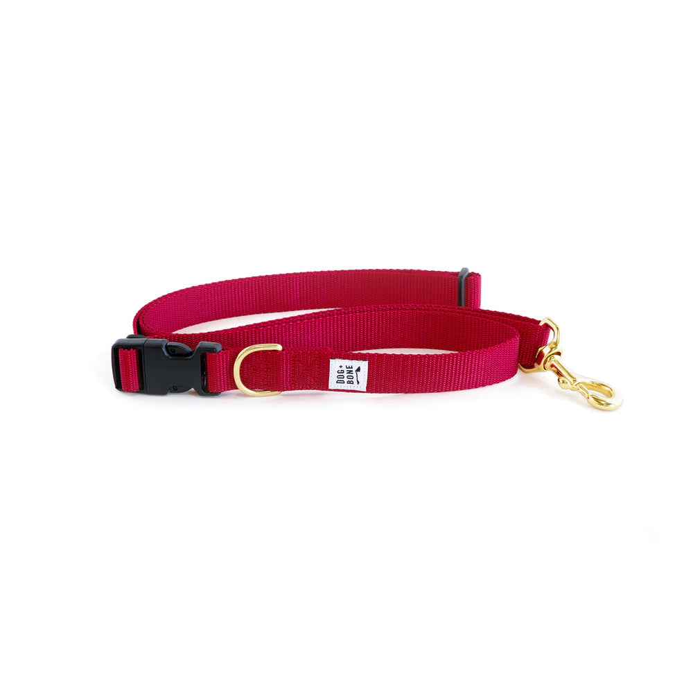 Adjustable Leash - Merlot