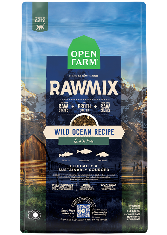 Open Farm Wild Ocean Grain-Free RawMix for Cats 2.25lbs
