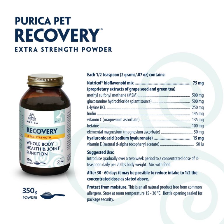 Pet Recovery Extra Strength - 350g Powder