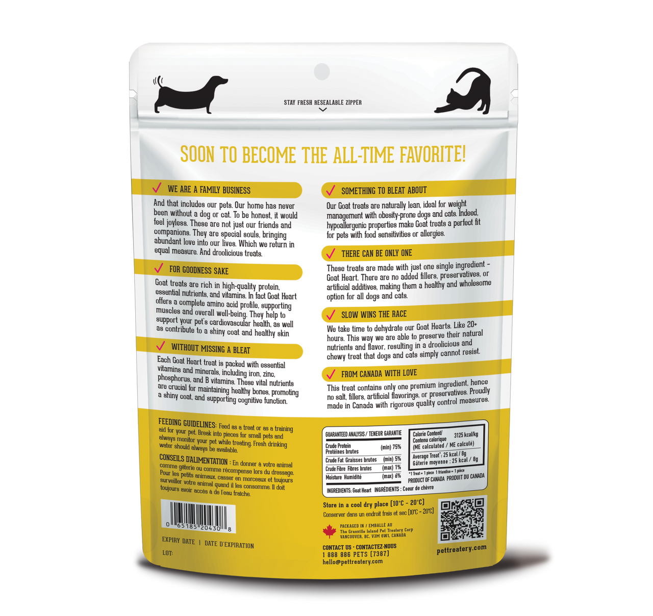 Dehydrated Goat Heart - 80g