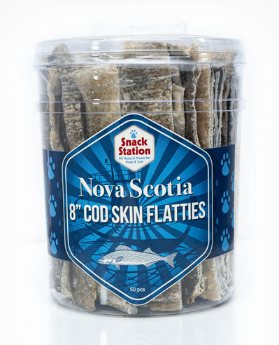 Cod Skin Flatties 8" - 50 pieces