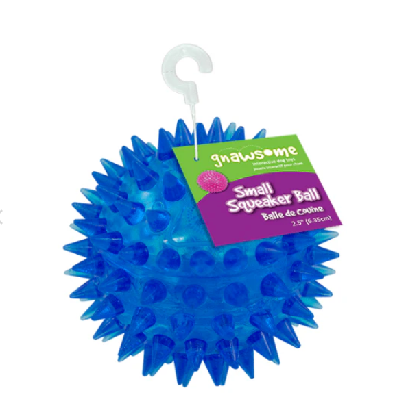 Gnawsome Squeaker Ball - 2.5in