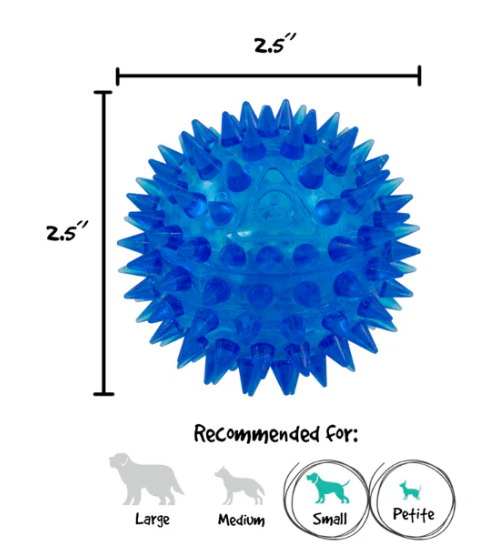Gnawsome Squeaker Ball - 2.5in