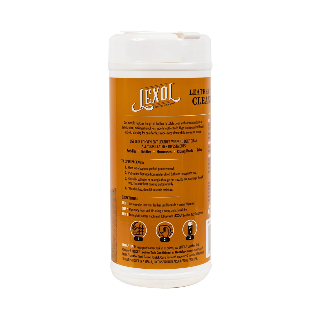 Lexol Leather Tack Cleaner - Quick Wipes