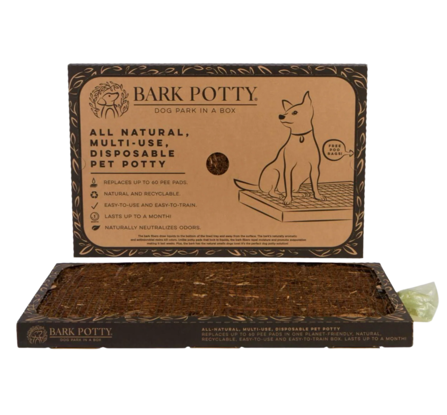 Bark Potty All-Natural Disposable Pet Potty