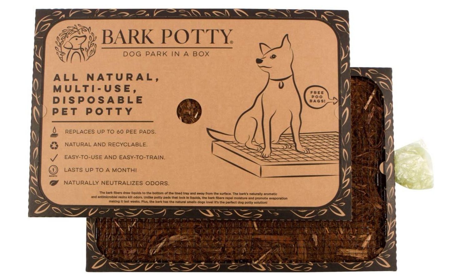 Bark Potty All-Natural Disposable Pet Potty