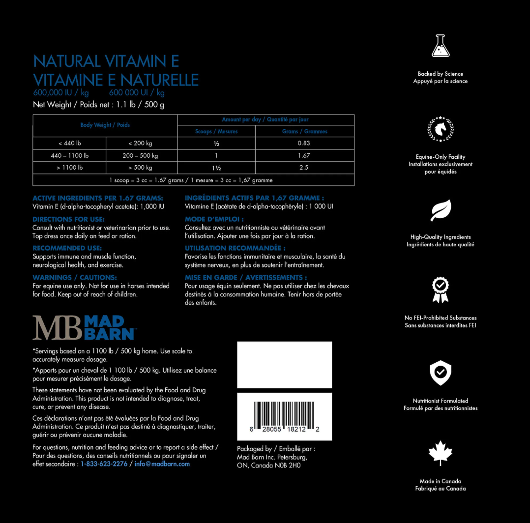 Mad Barn - Natural Vitamin E